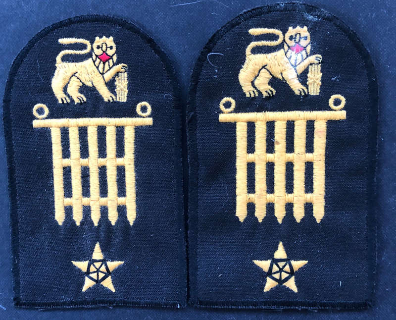 MILITARY EMBROIDERED EPAULETTES