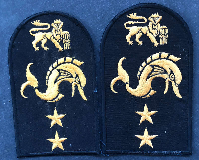 MILITARY EMBROIDERED EPAULETTES