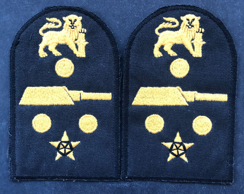 MILITARY EMBROIDERED EPAULETTES