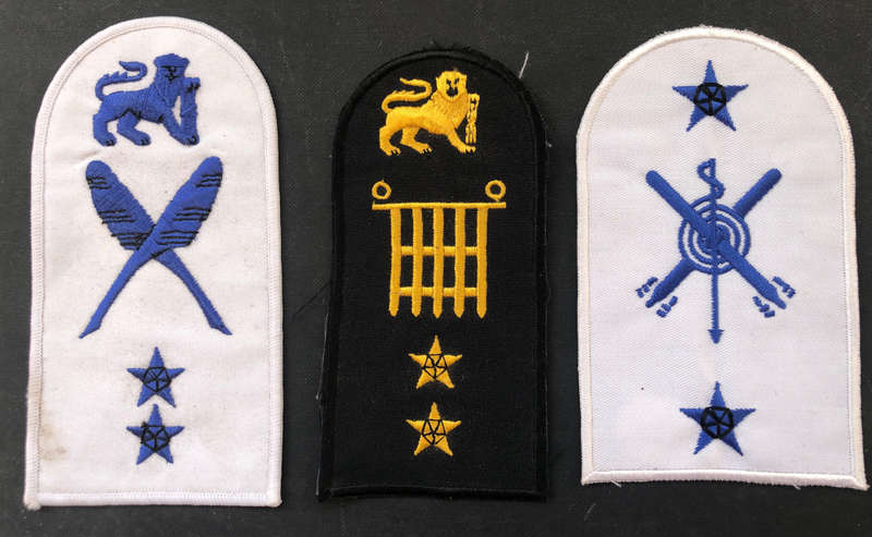 MILITARY EPAULETTES COLLECTION OF THREE SINGLES