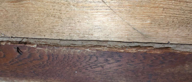FRAME PICTURE OAK VERY LARGE VINTAGE