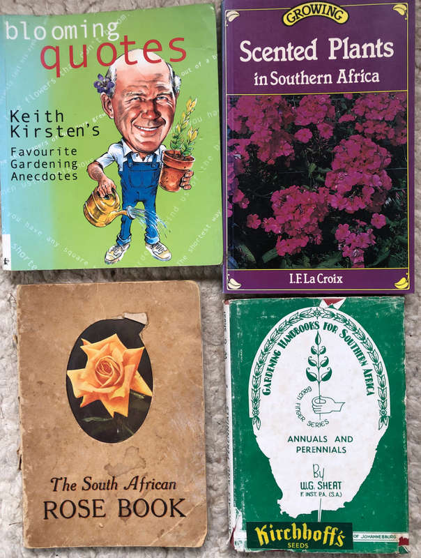 THE SOUTH AFRICAN ROSE BOOK 1944, ANNUALS AND PERENNIALS BY WG SHEAT AND TWO OTHER BOOKS