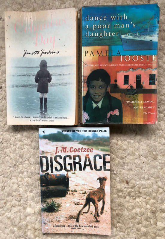 COLUMBUS DAY BY J JENKINS, DANCE WITH A POOR MANS DAUGHTER BY P JOOSTE & DISGRACE BY JM COETZEE