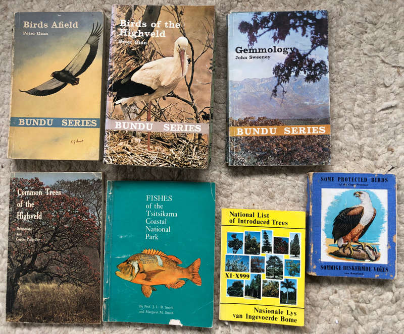 BUNDU SERIES, GEMMOLOGY (2), BIRDS AFIELD (2), BIRDS OF THE HIGHVELD (4) & 4 OTHER BOOKS (12 TOTAL)