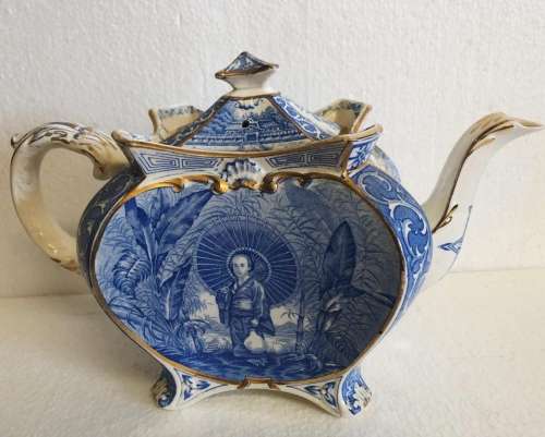 Blue and White Teapot 1889