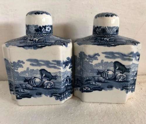 Pair Of Adams Tea Caddies