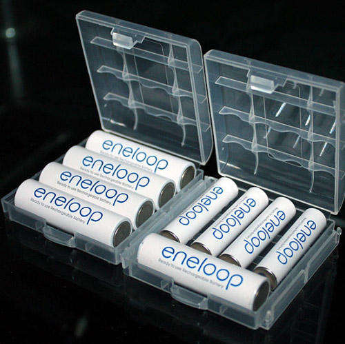Plastic Battery storage AA / AAA