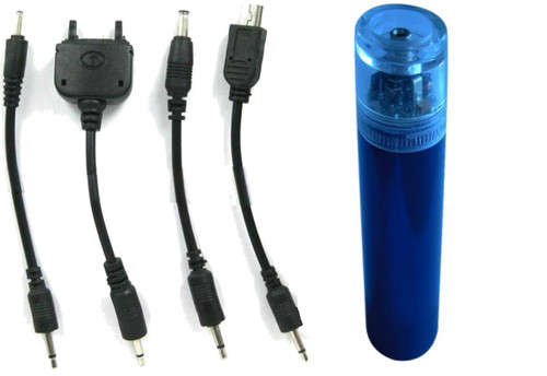 Emergency Battery Charger for Mobile Phone, MP3 Player
