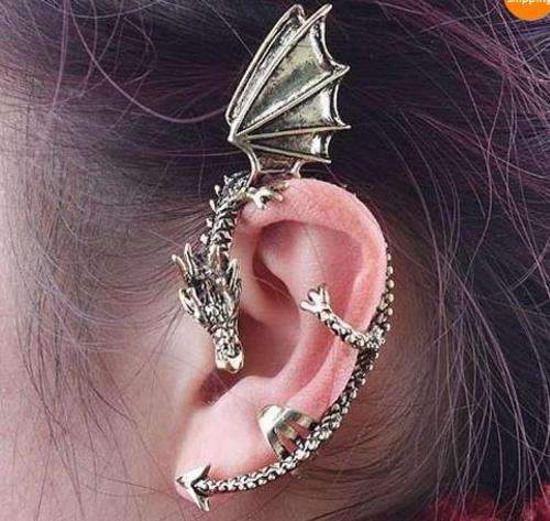 Metal Wrap Dragon Ear Cuff
