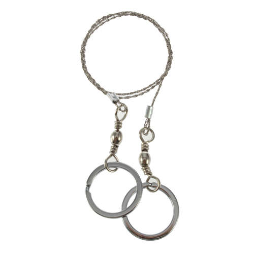 Pocket survival kit wire saw