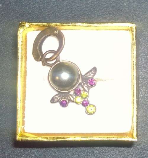 Winged Black Pearl pendant - Sale item