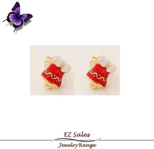 Christmas Bell Studs