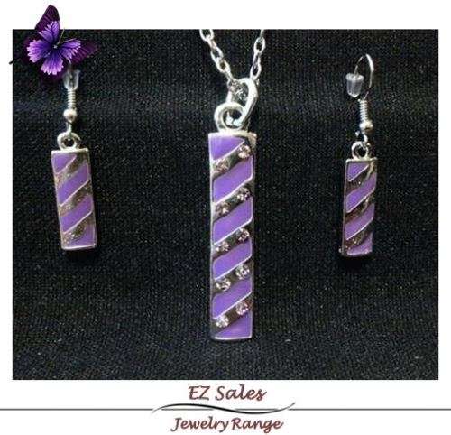 Chevron Necklace and Earrings - Sale item