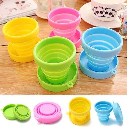 Silicone Retractable Drinking Cup