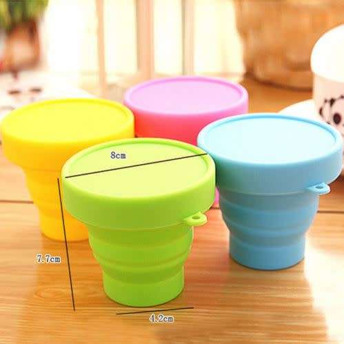 Silicone Retractable Drinking Cup