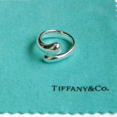 925 STERLING SILVER TEARDROP RING