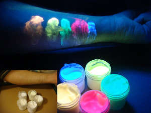 Blacklight Reactive paint 15ml - Blue