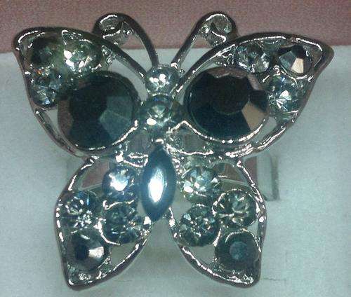 Crystal Butterfly Ring