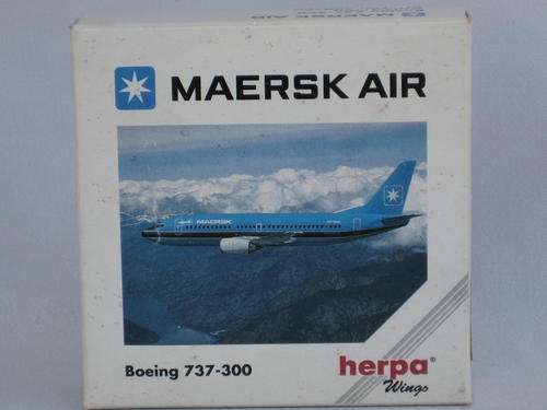 Herpa Airplane Scale 1/500 - Boeing 737-300 Maersk Airlines