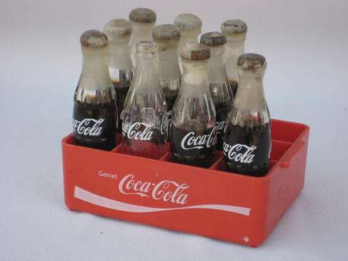 Coca Cola Crate/Tray with bottles