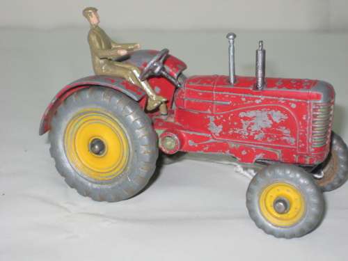Dinky Massey Harris Tractor - No. 27a/300