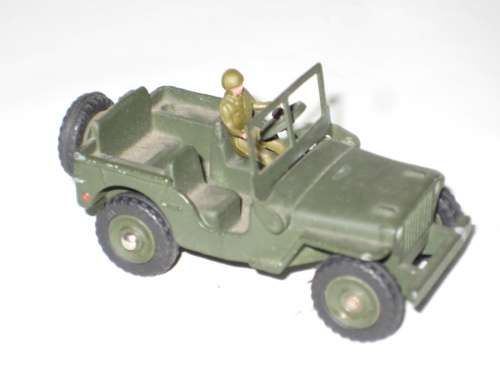 Dinky Army Hotchkiss Jeep - French Model - No. 80b/816