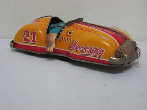 Tin Tinplate TBG Mercury Racing car - Made in Japan