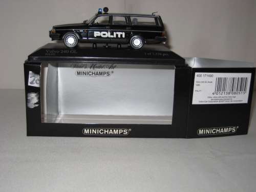 Minichamps Volvo 240 GL Break Police 1986  - No 400 171490