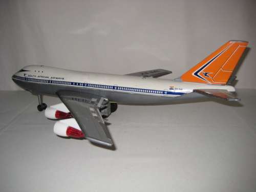 Tin Tinplate Boeing 747-200 - South African Airways.