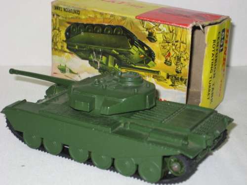 Dinky Army Centurion Tank - Plastic rollers - No 651