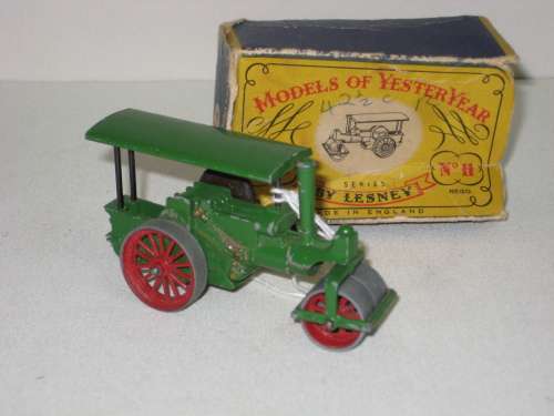 Matchbox Models of Yesteryear Aveling and Porter Steam Roller- Boxed - No Y-11