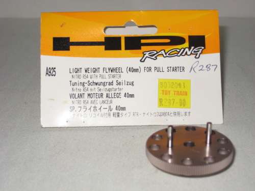 HPI Light Weight Flywheel  (40mm)  for Nitro RS4 With Pull Starter  -  Part A925
