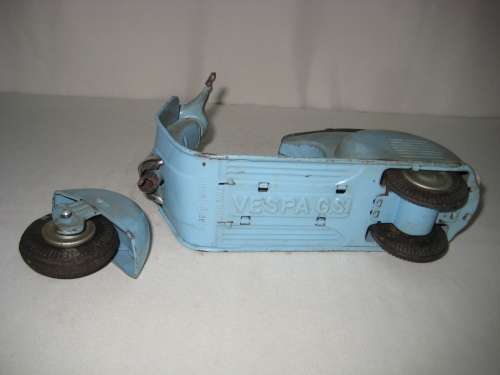 Tin Tinplate Scooter by Bandai - To be respayed by buyer