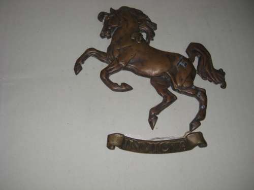 Invicta Bronze/Brass Engine Steam Plate and Mascot - No GBQ1347