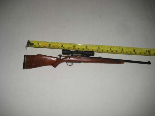 Toy Miniature Rifle Set with Scopes - Handmade by Gun Collector