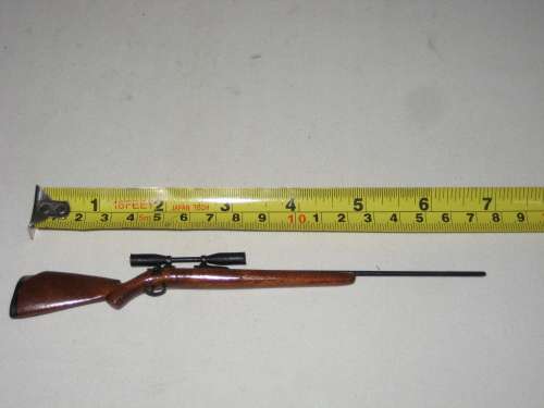 Toy Miniature Rifle Set with Scopes - Handmade by Gun Collector