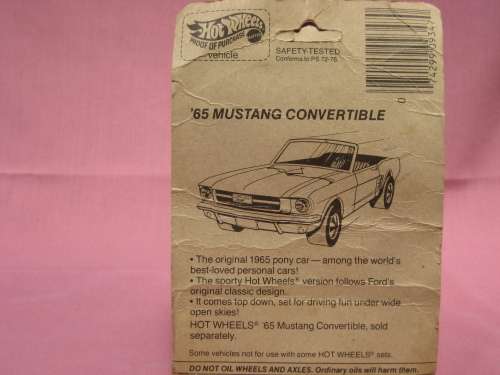Hot Wheels Mustang Convertible - Flat Out - No 2506