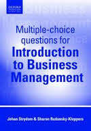Unisa "Multiple-choice questions for Introduction to Business Management"