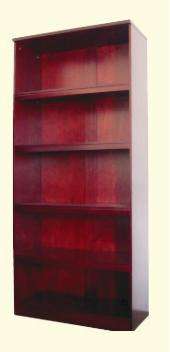 MAHOGANY BOOK SHELF WOOD VENEER