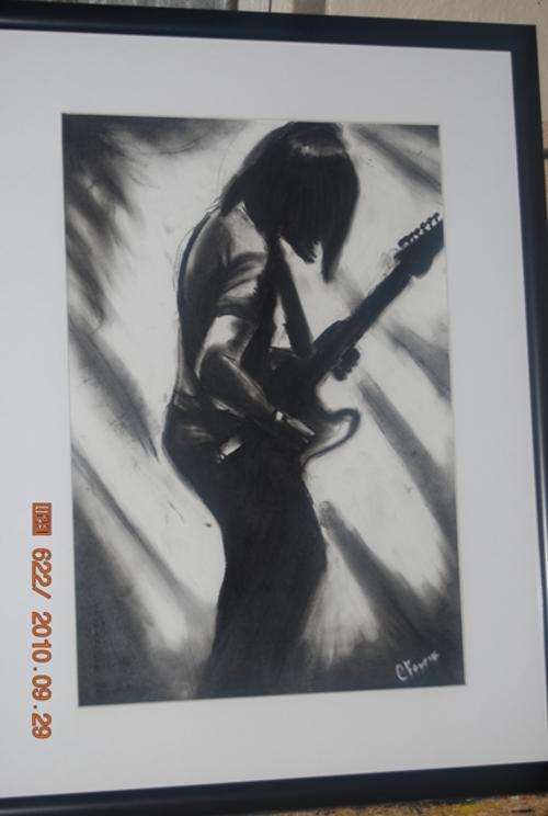 Guitar Player - Charcoal