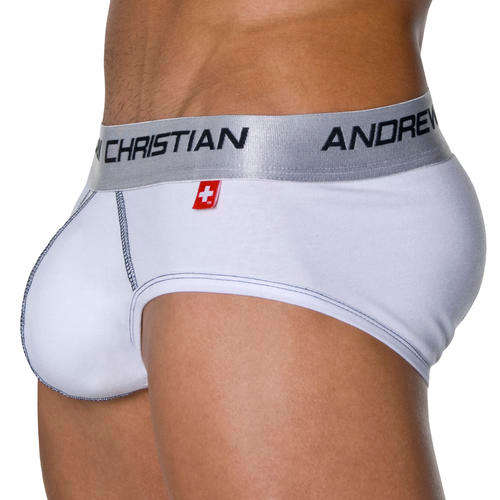 Shock Jock Brief White Small