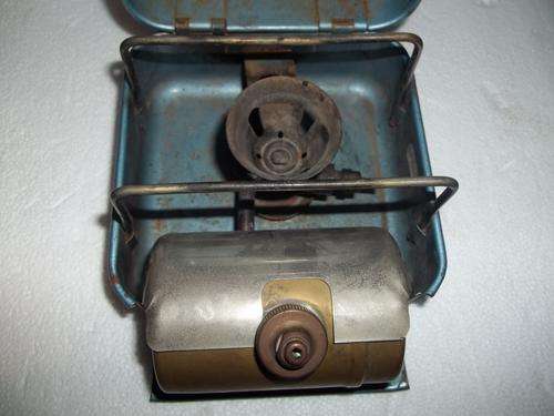 For the collector - Little Optimus portable liquid fuel stove (130 x 130 x 80 d) Made in Sweden