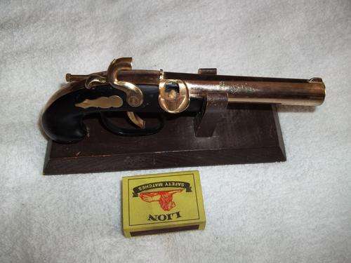 VERY UNUSUAL AND WELL MADE "PISTOL"  ON STAND