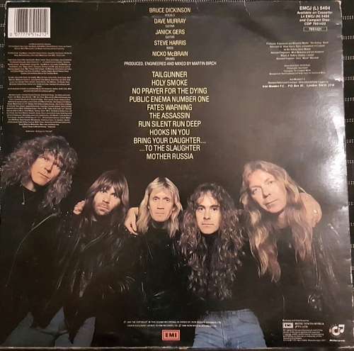 Iron Maiden - No Prayer For The Dying VINYL LP