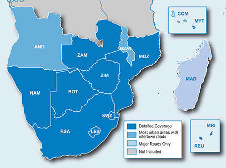Garmin - City Navigator Southern Africa NT 2017.20 - [Electronic Delivery]