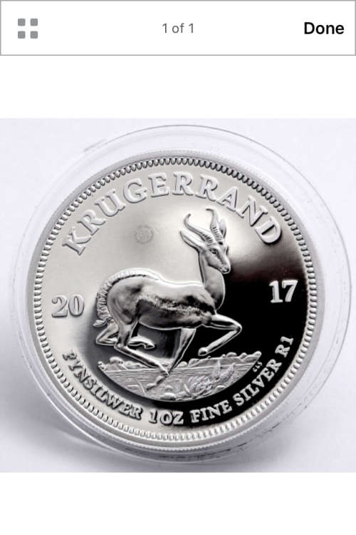 2017 proof silver krugerrand only 15000 made