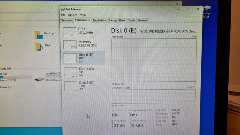 Intel Core I7 2600K / 6GB DDR3 / 128GB SSD / 1.5 TB HDD Computer