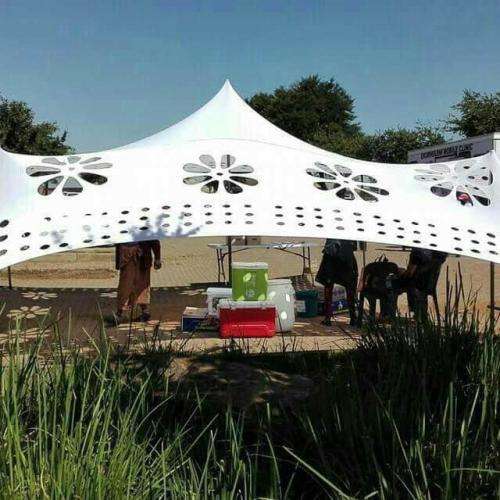 Stretch tent non waterproof 100 people
