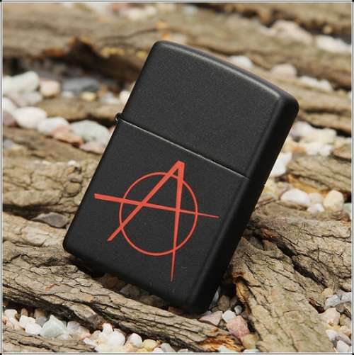 Anarchy Zippo Lighter