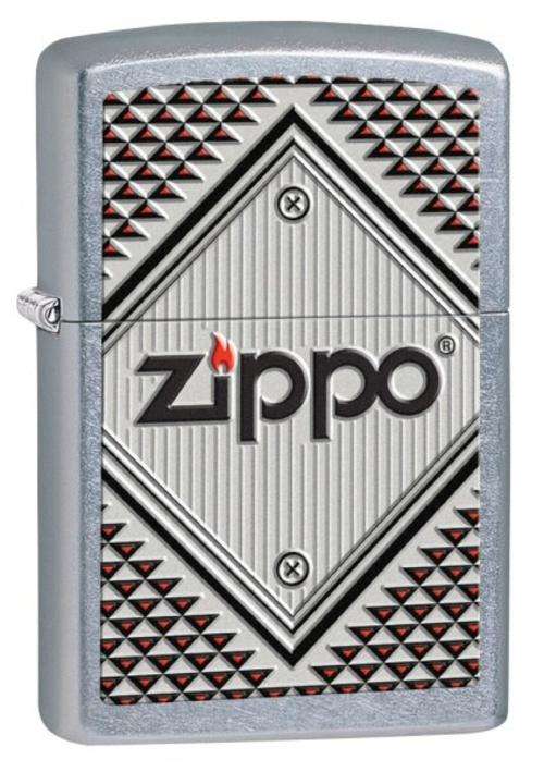 Red and Chrome Zippo Lighter.